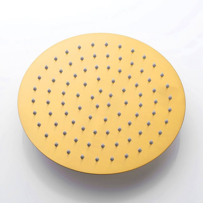 1-Spray Patterns with 1.5 GPM 10" Wall Mount Dual Shower Heads - 10 in