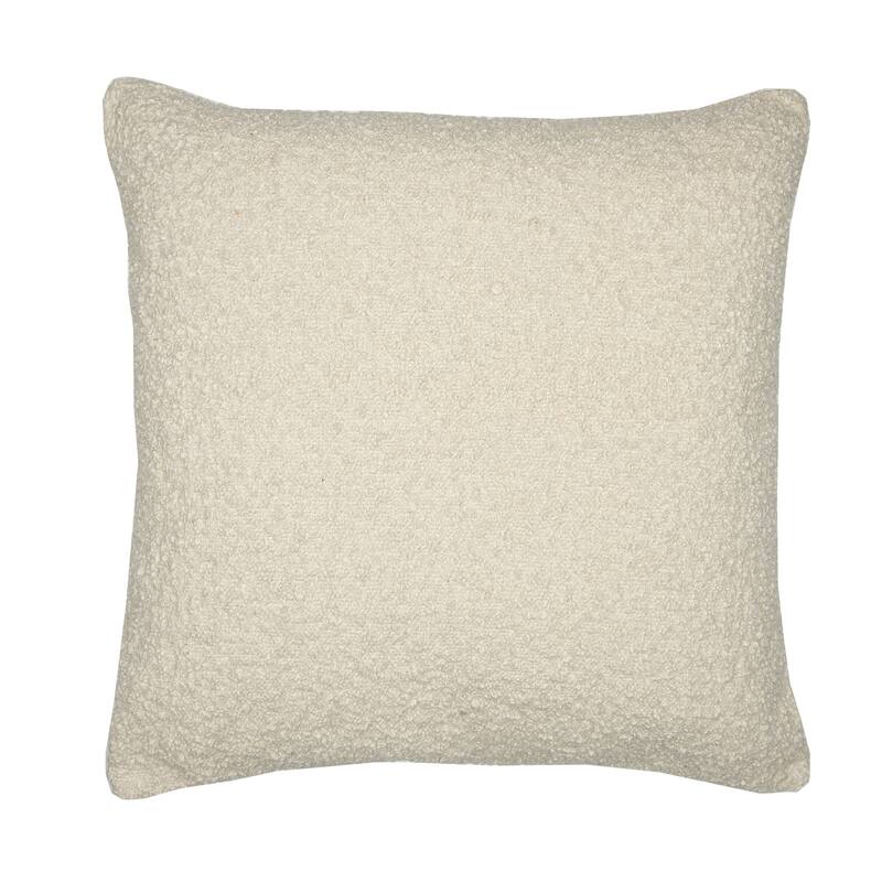 Sevita Mid-Century Modern Throw Pillow, Single - 20" x 20" - Ivory