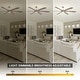 preview thumbnail 8 of 41, 72-inch Driftwood 6-Blade Large DC Ceiling Fan with Light and Remote
