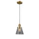 Option Brushed Brass / Light Smoke
