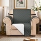 preview thumbnail 1 of 34, Subrtex Armchair Reversible Couch Cover Quilted Slipcover Furniture Protector Gray