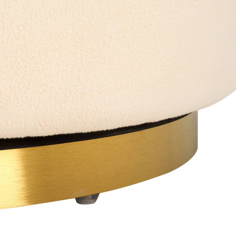 SAFAVIEH Couture Hatsue Swivel Chair - 33Wx35Dx28H