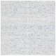preview thumbnail 8 of 13, SAFAVIEH Handmade Ebony Ezgi Modern Rug 6' Square - Light Blue/Ivory - Square
