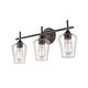 preview thumbnail 7 of 17, Millennium Lighting Ashford Metal Bathroom 3 Light Vanity Fixture in Multiple Finishes