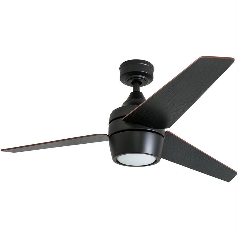 52" Honeywell Eamon Bronze Modern Indoor LED Ceiling Fan with Light, Remote Control