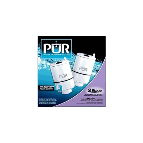 Shop Kaz Inc Rf 3375 2 Pur 2 Stage Faucet Water Filter Replacement 2 Pack With Tray Overstock 16828499