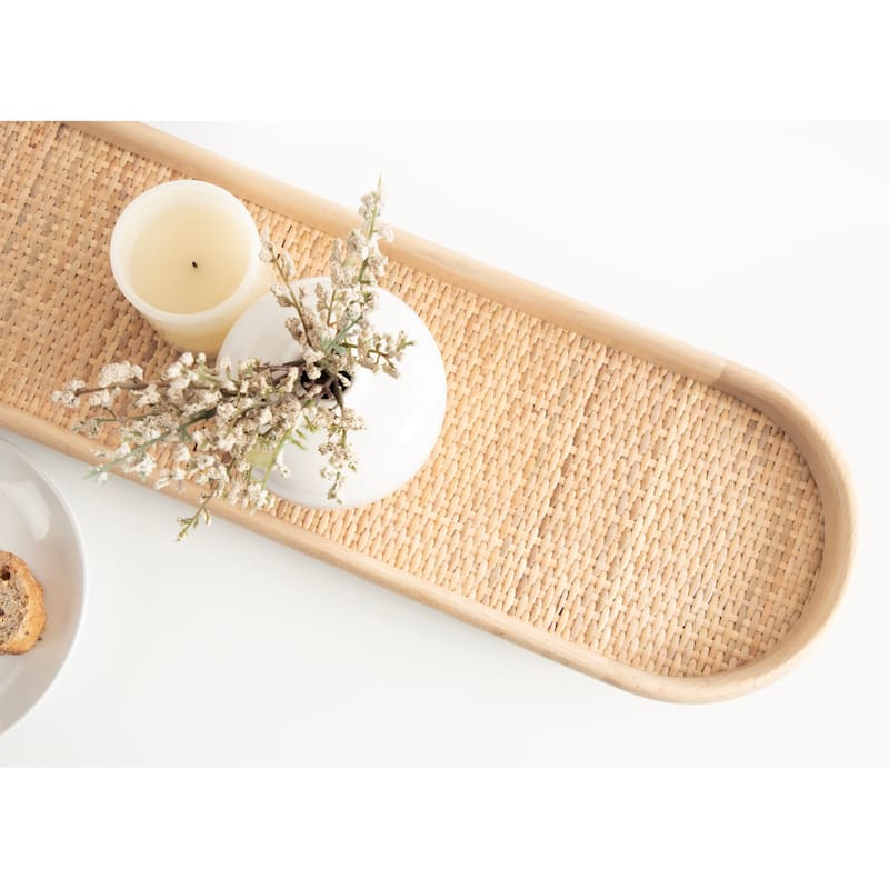 Kate and Laurel Planche Woven Tray