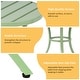 preview thumbnail 14 of 30, Metal Outdoor Round Side Table, Patio Coffee Bistro Table for Indoor Outdoor
