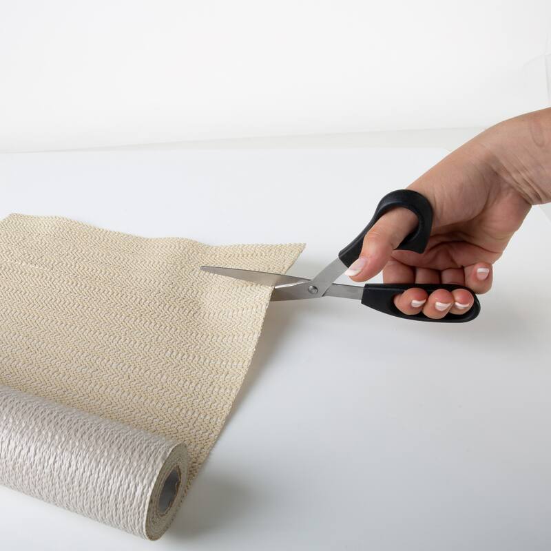 Simplify 10 Square Feet Smooth Surface Shelf Liner in Taupe