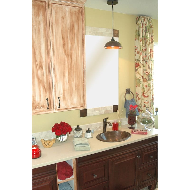 Hammered Copper 8.5" Dome Pendant Light in Oil Rubbed Bronze (L200DB)