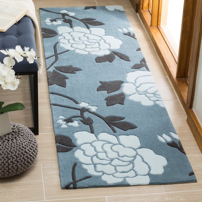 SAFAVIEH Handmade Modern Art Francelina Modern Polyester Rug