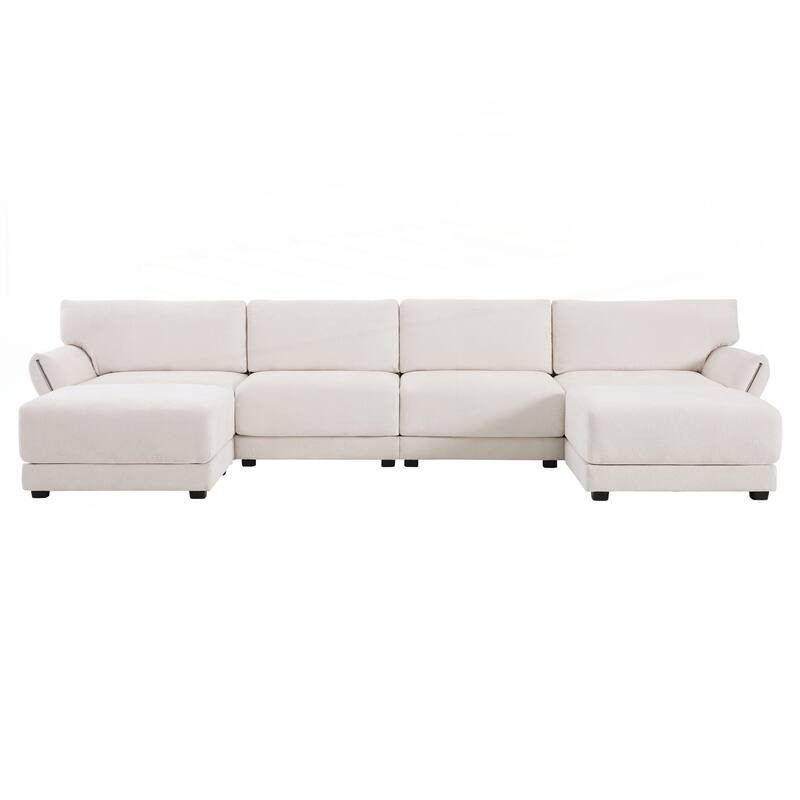 U-Shape with Extra-Wide Seat Cushion