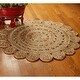 preview thumbnail 11 of 17, LR Home Organic Jute Braided Area Rug, Natural