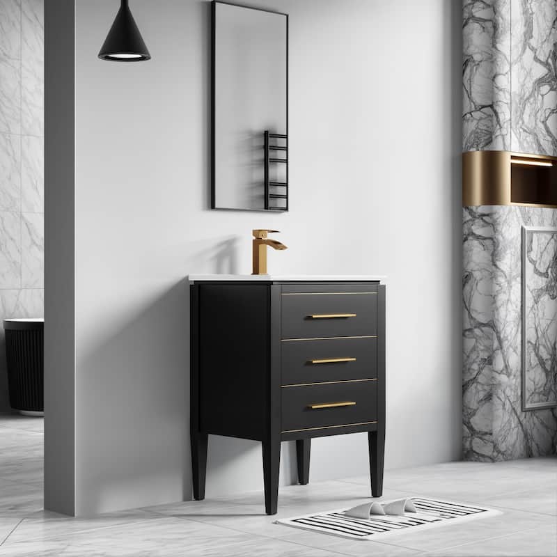 Ayer 24" Single Bathroom Vanity Set - 18D x 24W x 34H