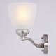 preview thumbnail 11 of 10, Bellwood Traditional Bathroom Vanity Wall Lighting Fixture, Glass Shade, Dimmable, LED Compatible, Over the Mirror Mount