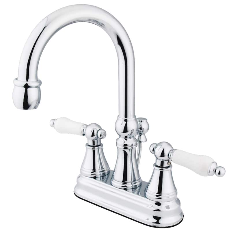 Kingston Brass Governor 4 in. Centerset Bathroom Faucet - Polished Chrome