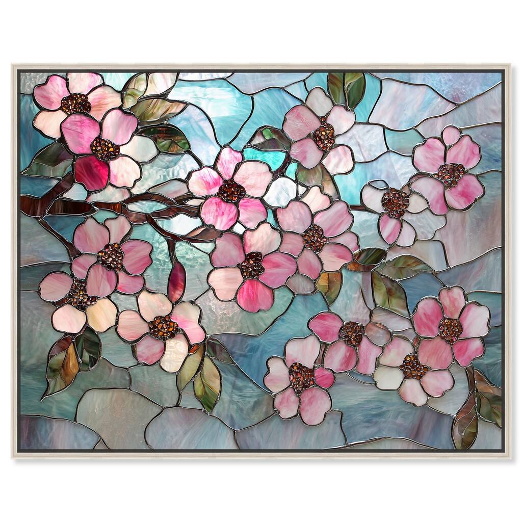 Shimmering Spring Blossoms II Canvas by Art Remedy