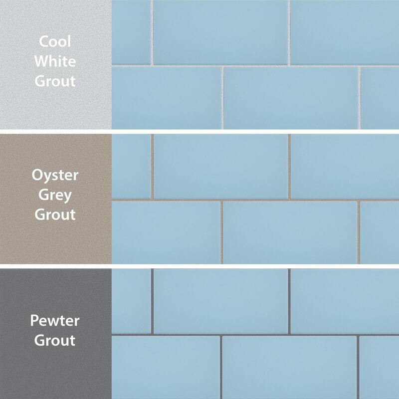 Merola Tile Piscina Brick Matte Light Blue 4-3/4" x 9-5/8" Porcelain Floor and Wall Tile