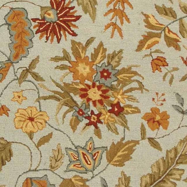 SAFAVIEH Handmade Chelsea Ashlyn French Country Floral Wool Rug