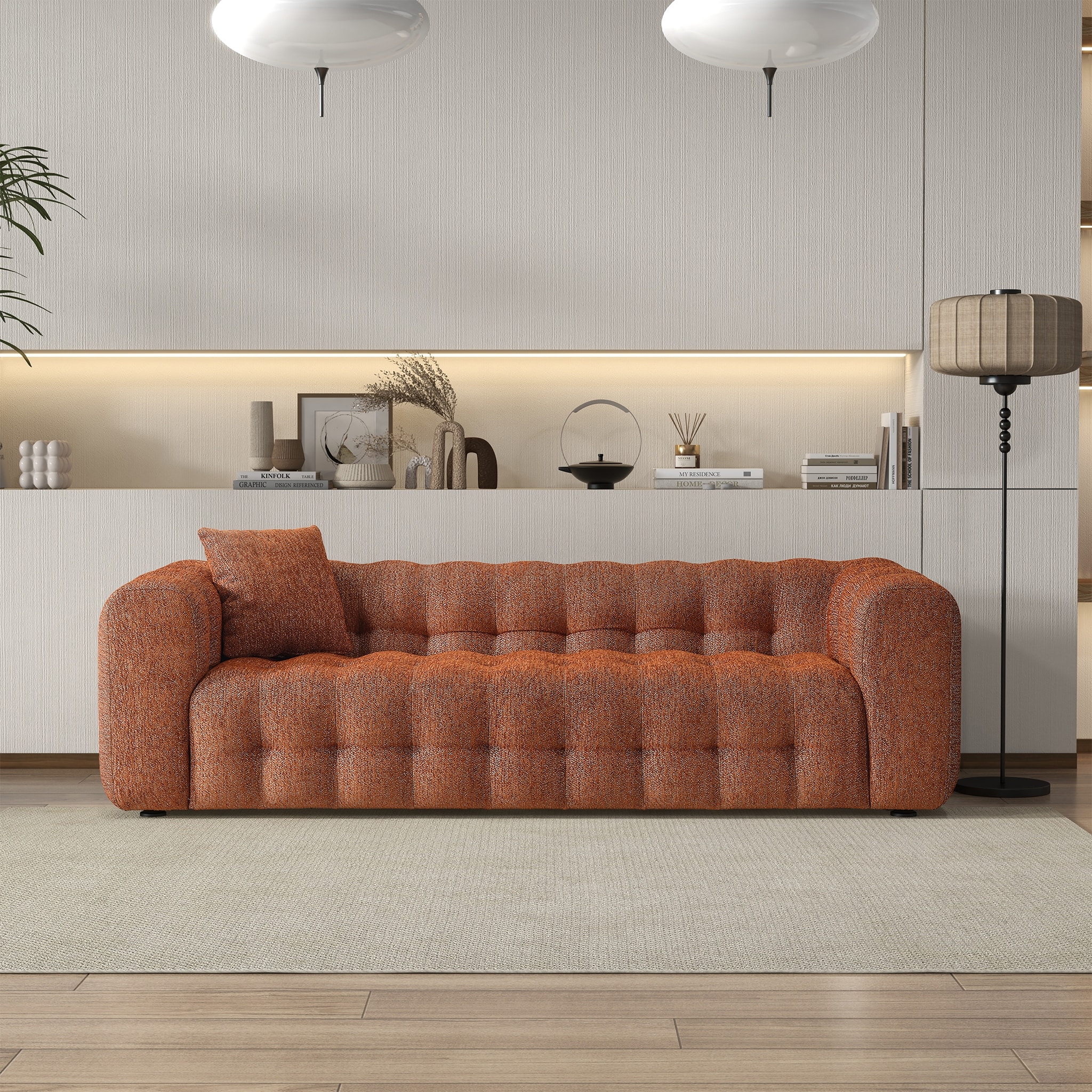 Marseille Luxury Modern Chesterfield French Boucle Couch