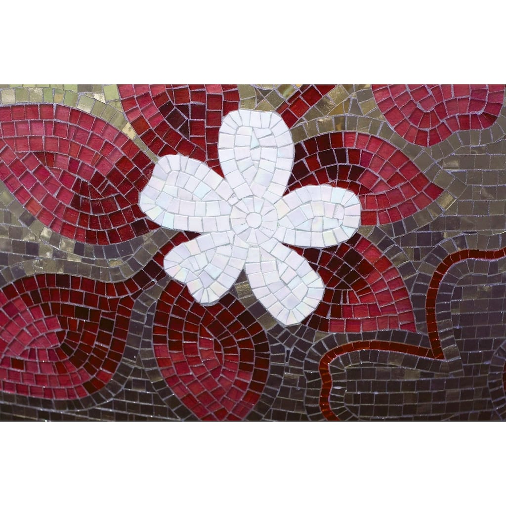 Dimex Red Mosaic Wall Mural