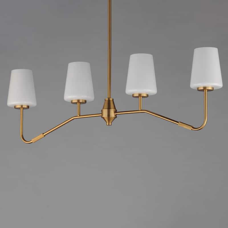 Maxim 12697WT Durham 4 Light 5" Wide Linear Pendant