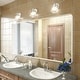 preview thumbnail 157 of 192, KIOTEE Modern Metal Frame Wall Mounted Bathroom Vanity Mirror with 5-year warranty 60x30 - White