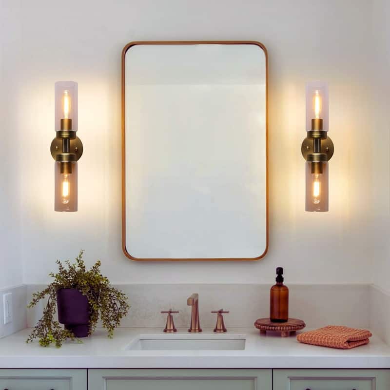 2 Light lighting and bulbs antique light fixture glass, metal lighting wall lights