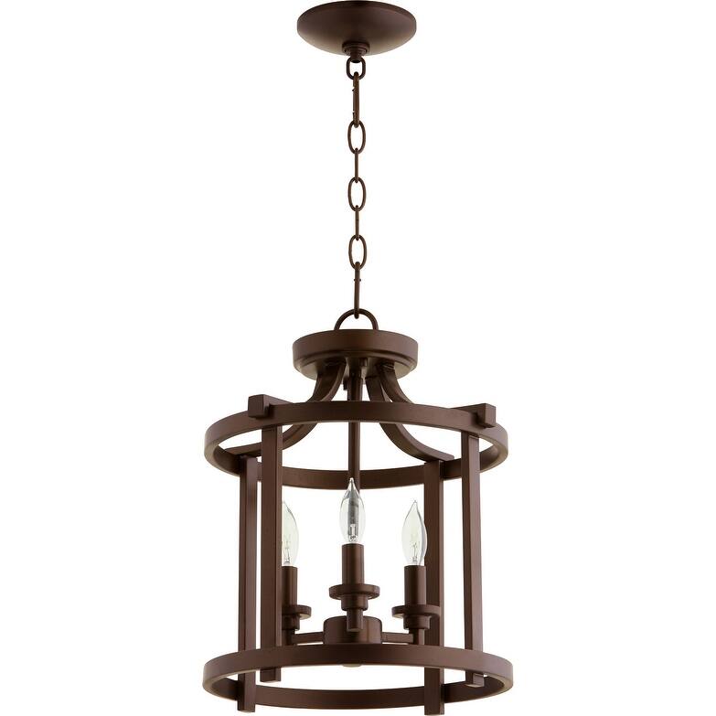 Quorum International Lancaster 3 Light 13" Wide Taper Candle Pendant