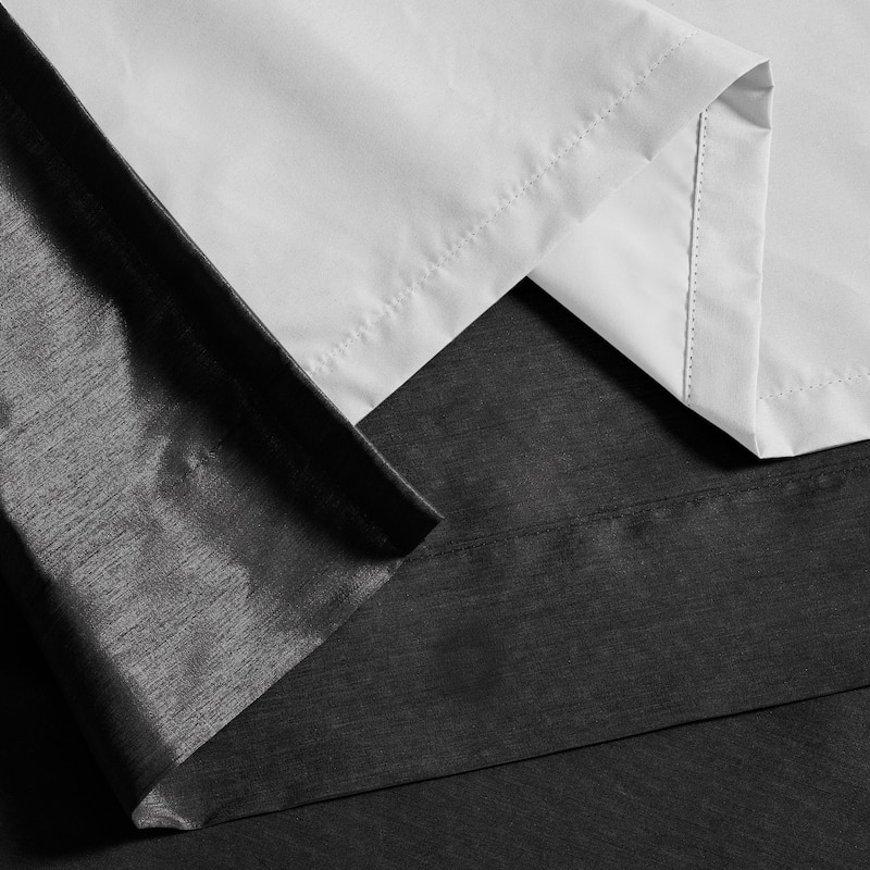 Twist Tab Total Blackout Window Curtain Panel Black Blackout