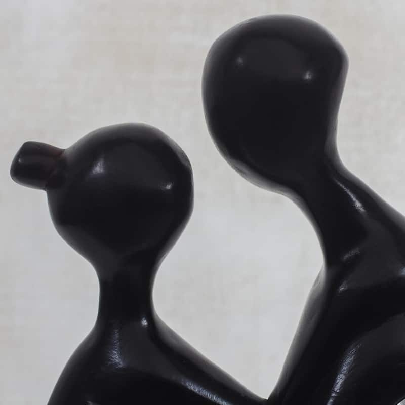 Novica Handmade Shadow Lovers Wood Sculpture