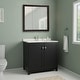 preview thumbnail 11 of 14, Design House Ventura Espresso Bathroom Medicine Cabinet Mirror