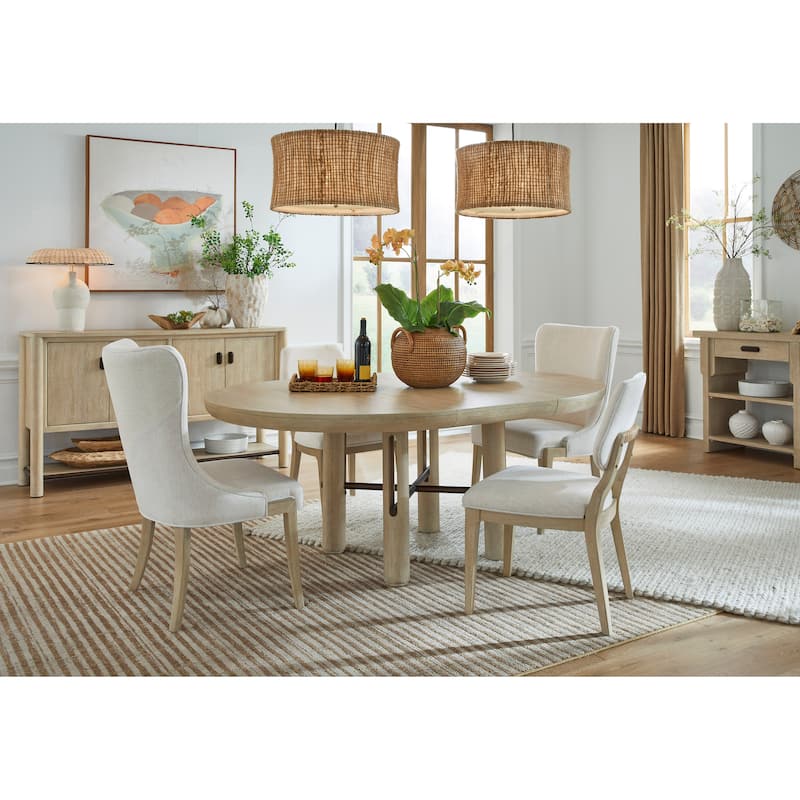 Salt Life Home Sunset Cove Sanibel Brown Upholstered Host Chair Two Pack - 24.75''W x 25.63''D x 39.47''H