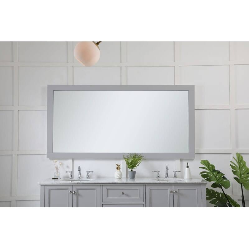 Elegant Lighting VM27236 Aqua 72" W x 36" H Traditional Rectangular
