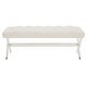 preview thumbnail 4 of 10, SAFAVIEH Couture Tourmaline Tufted Acrylic Bench - 48 IN W x 18 IN D x 18 IN H