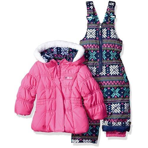 Shop Pink Platinum Toddler Girls 2t 4t Snowflake Snowsuit
