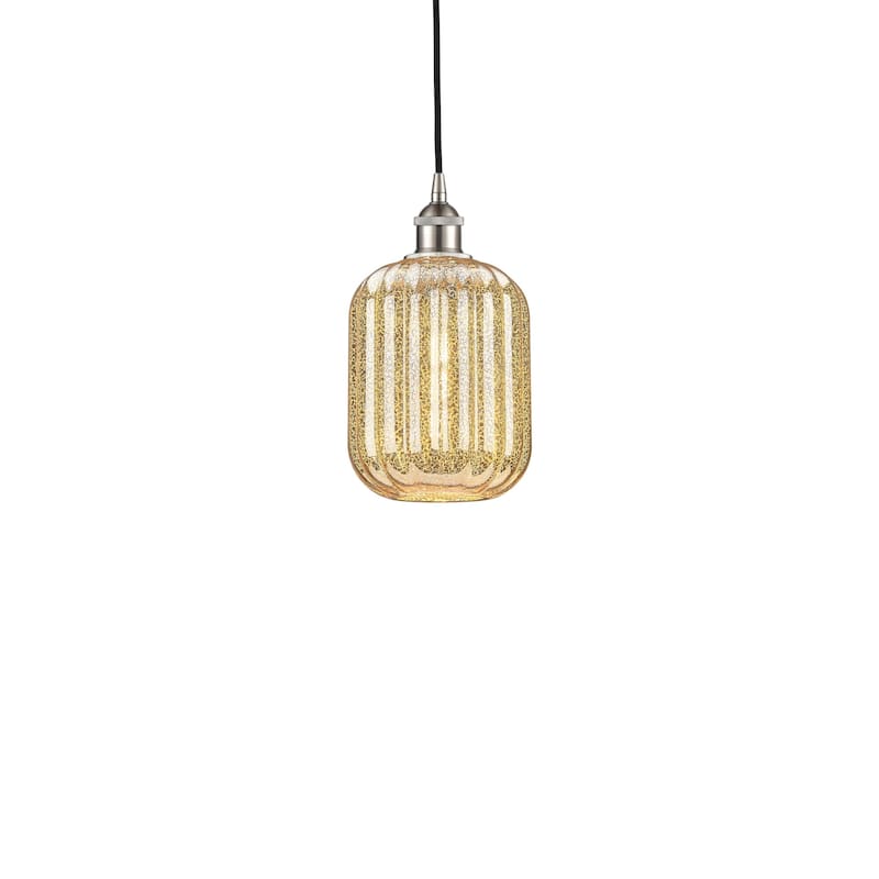 Innovations Lighting 616-1P-12-7 Preston Pendant Preston 7" Wide Mini - Brushed Satin Nickel / Mercury