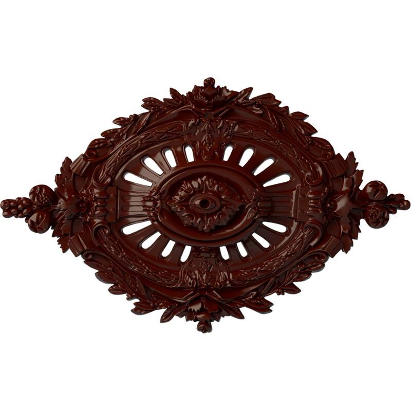 35 7/8"W x 22 1/2"H x 4 3/8"P Antonio Ceiling Medallion