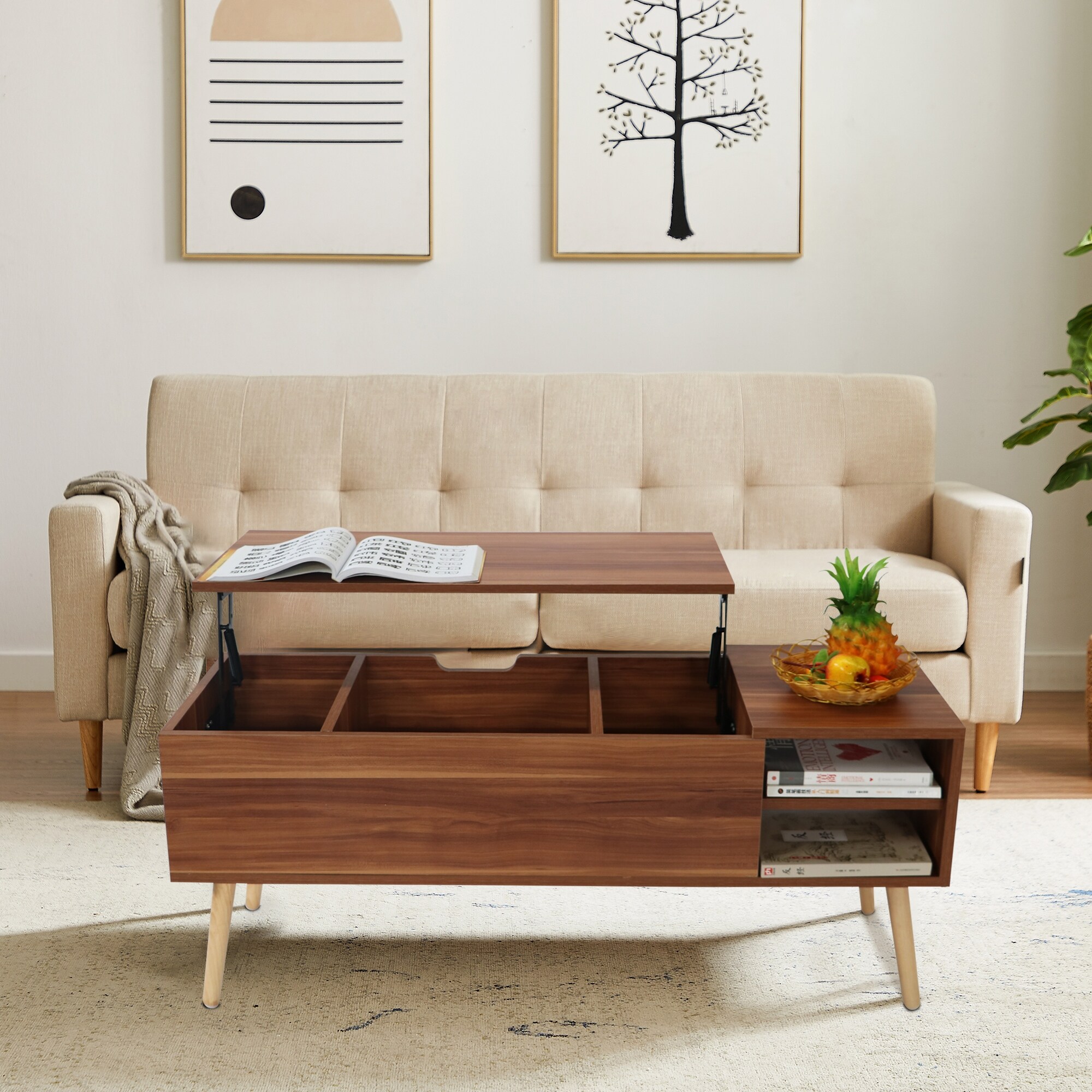 Solid Wood Coffee Table Bed Bath Beyond 37246301