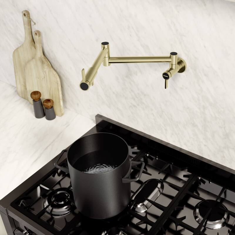 Blanco 527485 Culina II 1.5 GPM Wall Mounted Single Hole Pot Filler