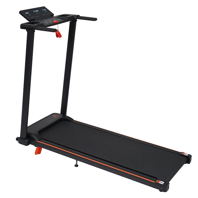 Portable Treadmills for Home with Handle, with 265 Lbs Capacity, 3.0HP Treadmill with 4 Adjustable Support Feet