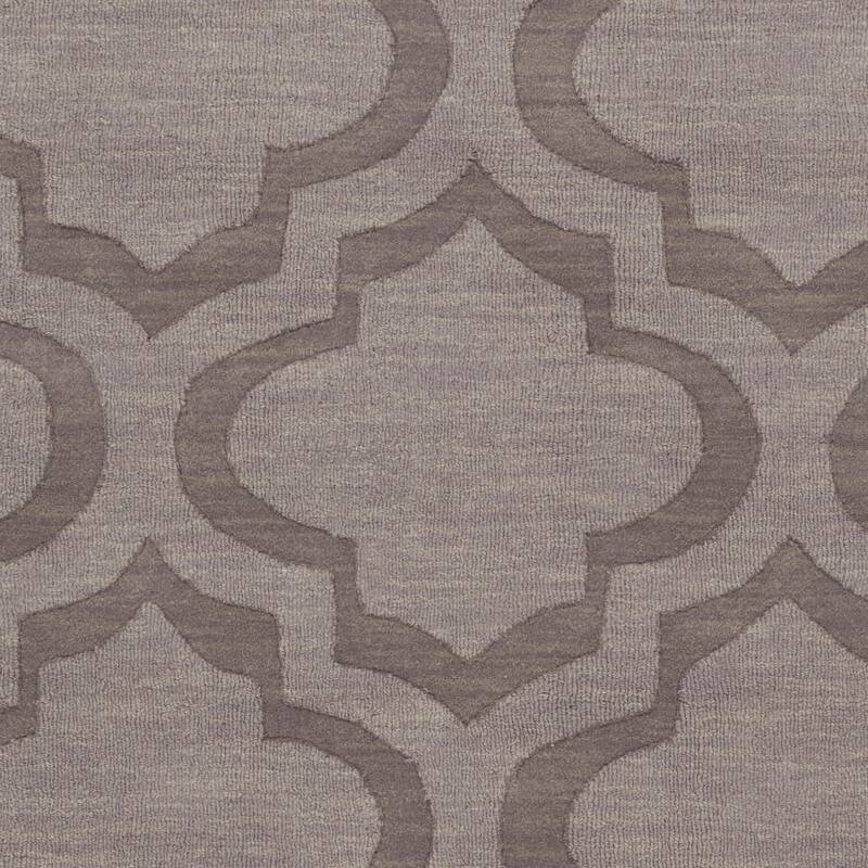 Hand-Woven Ali Tone-on-Tone Moroccan Trellis Wool Rug