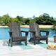 Laguna Outdoor Eco-Friendly Poly Folding Adirondack Chair (Set of 2)