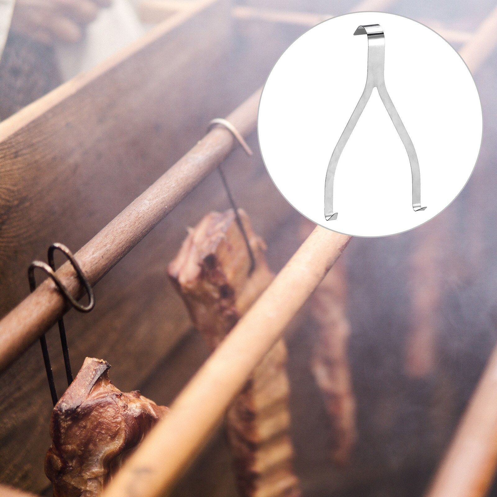 Meat Hooks, Stainless Steel Butcher Hooks for Processing Meats
