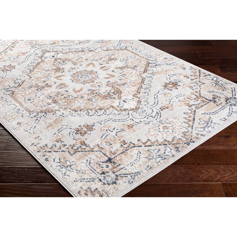 Livabliss Raelene Traditional Medallion Area Rug