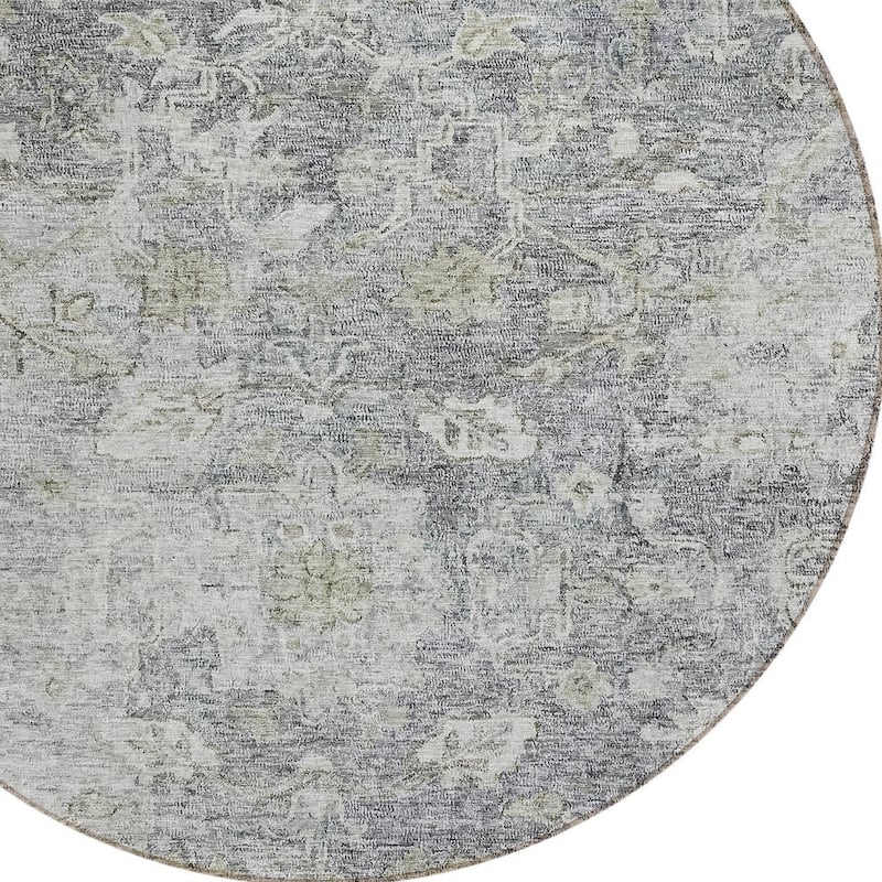HomeRoots Oriental Traditional Rectangle Outdoor Rug
