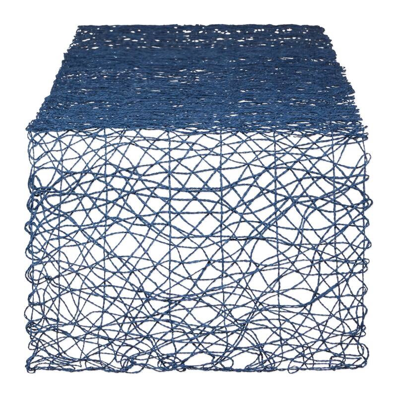DII Woven Paper Table Runner - 72"x14" - French Blue
