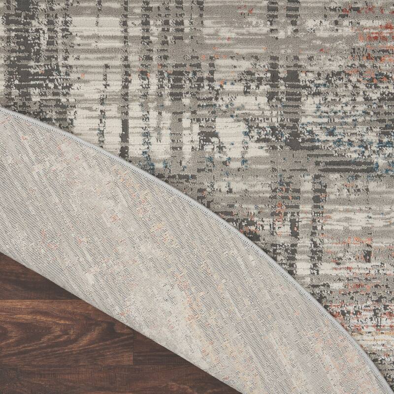 Nourison Rustic Textures Abstract Rustic Area Rug