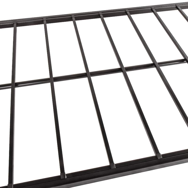Twin over Twin Bunk Bed, Metal Frame with Ladder