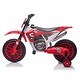 preview thumbnail 1 of 16, Thrilling 12V Electric Motorbike: Seat Belt, Training Wheels, and High-Performance Motors Red